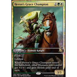 Magic löskort: Eldritch Moon: Heron's Grace Champion (Promo) (Foil)
