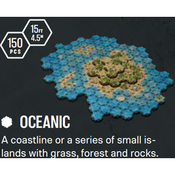 Lorescape Modular Hex-terrain Biome Set: Oceanic
