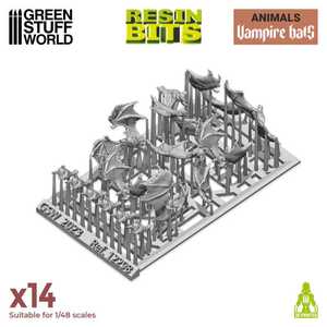 Green Stuff World: Vampire Bats Set - 3D Printed