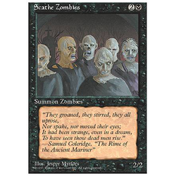 Magic löskort: 4th Edition: Scathe Zombies