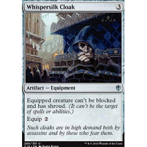 Magic löskort: Commander 2016 Whispersilk Cloak