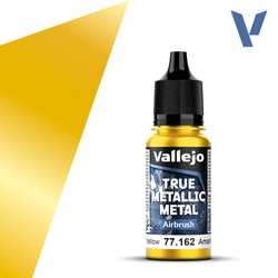 Vallejo True Metallic Metal: Radiant Yellow (Airbrush) (18ml)