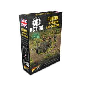 British Gurkha 6-pounder Anti-Tank Gun (resin/plastic)