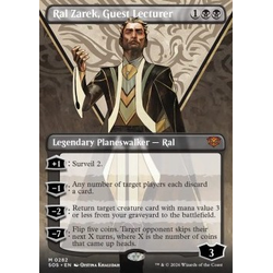 Magic löskort: Secrets of Strixhaven: Ral Zarek, Guest Lecturer (alternative art)