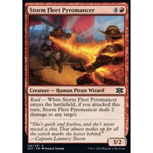 Magic löskort: Double Masters 2022: Storm Fleet Pyromancer (Foil)