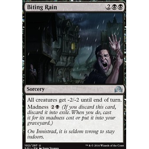 Magic löskort: Shadows over Innistrad: Biting Rain