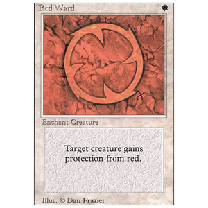 Magic löskort: Revised: Red Ward