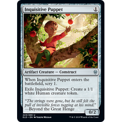 Magic löskort: Throne of Eldraine: Inquisitive Puppet