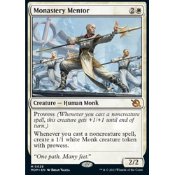 Magic löskort: March of the Machine: Monastery Mentor