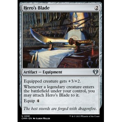 Magic löskort: Commander Masters: Hero's Blade (Foil)