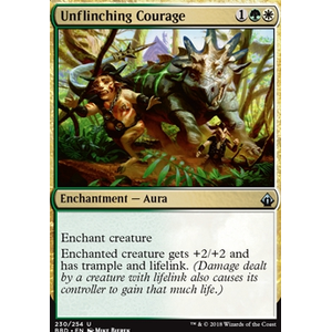 Magic löskort: Battlebond: Unflinching Courage