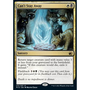 Magic löskort: Innistrad: Midnight Hunt: Can't Stay Away
