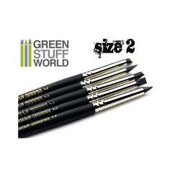 Green Stuff Silicone Shapers SIZE 2 - BLACK FIRM (5)