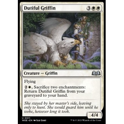 Magic löskort: Wilds of Eldraine: Dutiful Griffin
