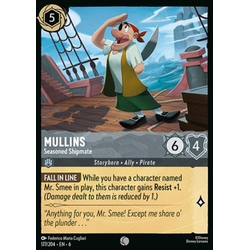 Lorcana Löskort: Azurite Sea: Mullins - Seasoned Shipmate