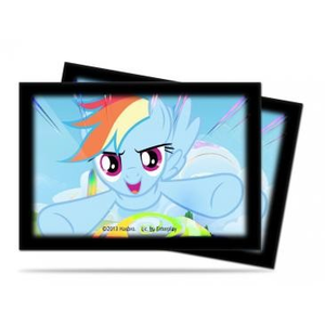 Ultra Pro Deck Protector Sleeves My Little Pony Rainbow Dash (60, Small Size)
