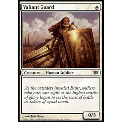 Magic löskort: Conflux: Valiant Guard (Foil)