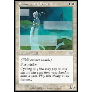 Magic löskort: Urza's Saga: Shimmering Barrier