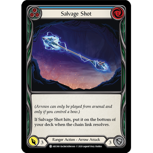 FaB Löskort: Arcane Rising Unlimited: Salvage Shot (Blue)