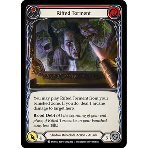 FaB Löskort: Monarch Unlimited: Rifted Torment (Red)