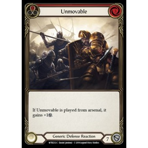 FaB Löskort: Welcome to Rathe Alpha: Unmovable (Red)