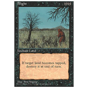 Magic löskort: 4th Edition: Blight