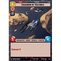 Star Wars: Unlimited Löskort: Twilight of the Republic: Squadron of Vultures (Hyperspace)