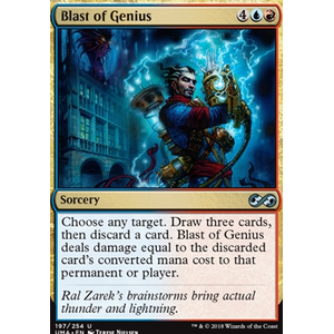 Magic löskort: Ultimate Masters: Blast of Genius (Foil)
