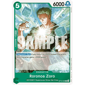 One Piece Löskort: Royal Blood: Roronoa Zoro