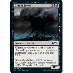 Magic löskort: Core Set 2021: Gloom Sower (Foil)