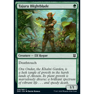 Magic löskort: Zendikar Rising: Tajuru Blightblade