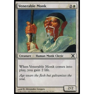 Magic löskort: 10th Edition: Venerable Monk