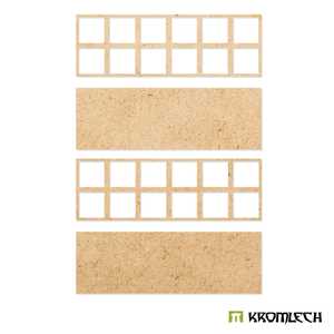 Heavy Infantry 6x2 Square Base Converter Trays (2)