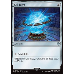 Magic löskort: Magic: The Gathering - FINAL FANTASY: Commander: Sol Ring (V.3)