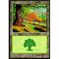 Magic löskort: Odyssey: Forest (V.3) (Foil)