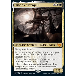 Magic Löskort: Strixhaven: School of Mages: Shadrix Silverquill (Japansk)