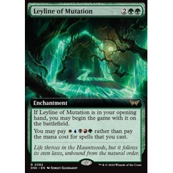 Magic löskort: Duskmourn: House of Horror: Leyline of Mutation (alternative art)