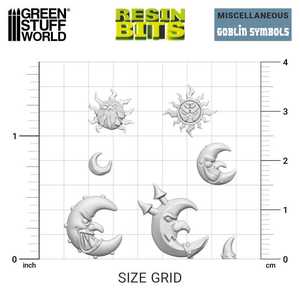 Green Stuff World: Goblin Symbols - 3D Printed