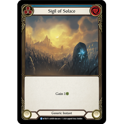 FaB Löskort: Welcome to Rathe Unlimited: Sigil of Solace (Blue)