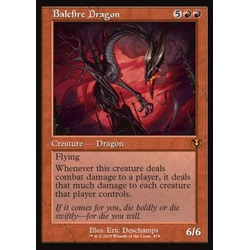 Magic löskort: Magic: Innistrad Remastered: Balefire Dragon (alternative art)