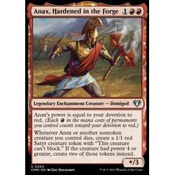 Magic löskort: Commander Masters: Anax, Hardened in the Forge