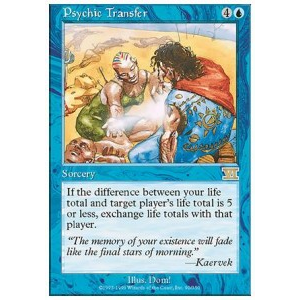 Magic löskort: 6th Edition: Psychic Transfer