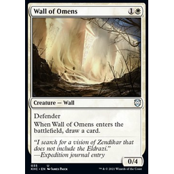 Magic löskort: Kaldheim Commander: Wall of Omens