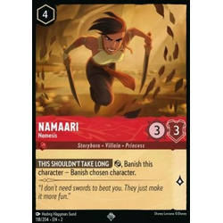 Lorcana Löskort: Rise of the Floodborn: Namaari - Nemesis (Foil)