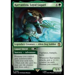Magic löskort: Universes Beyond: Doctor Who: Karvanista, Loyal Lupari