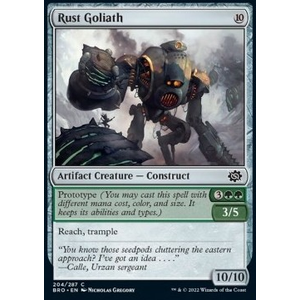 Magic löskort: The Brothers' War: Rust Goliath