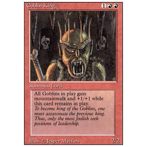 Magic löskort: Revised: Goblin King