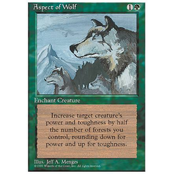 Magic löskort: 4th Edition: Aspect of Wolf