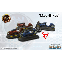 Antenocitis Marrua Mag-Bikes x 4 (with bases)