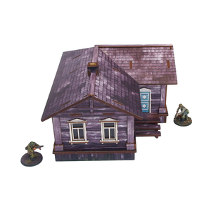 Pre-Painted WW2 Ostfront Village Maria's House (UV-printed) (MDF)
